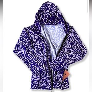 INKnBURN “Purple Pop” Windbreaker - NWT